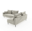 Redford Chenille Corner Sofa 205x298 6 Seater