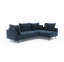 Redford sofa rinconera chaiselongue derecha azul