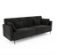 Monroe sofa 4 plazas chenilla gris oscuro fondo 90