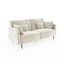 Monroe sofa 3 plazas chenilla beige