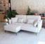 Monroe sofa 3 plazas loneta beige